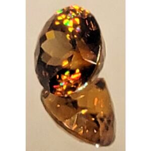 10+ Carat Flawless Round Honey Zircon!!